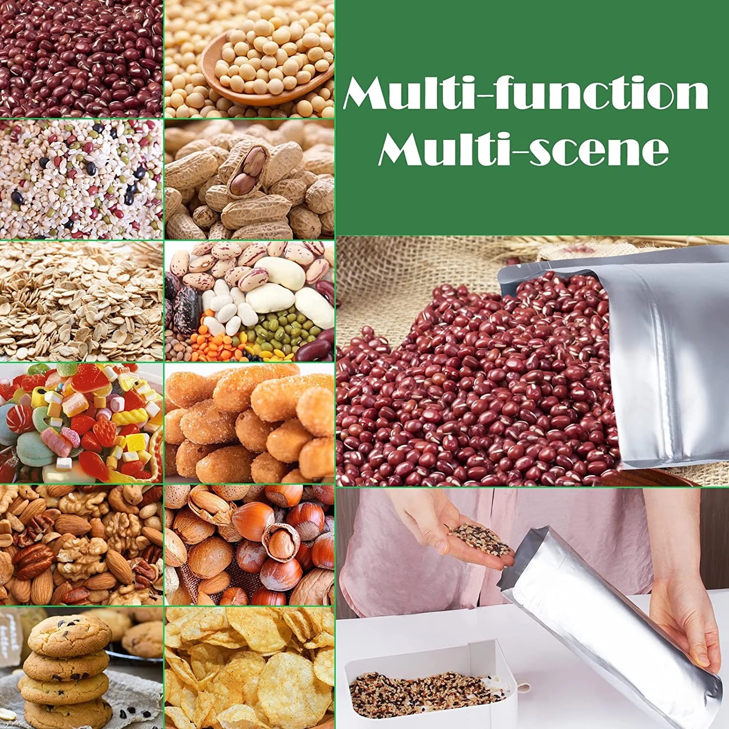 50Pack Reusable Aluminum Foil  - Food Storage Oxygen Absorbers ulasan dan harga