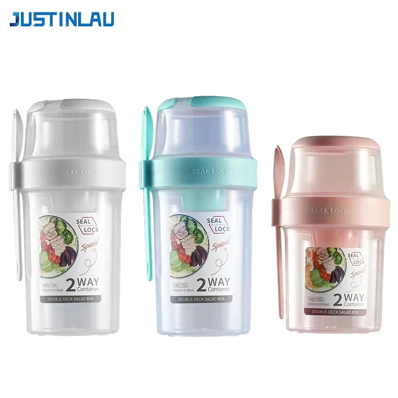 JUSTINLAU Portable Fitness Wei - Food Storage Yogurt ulasan dan harga