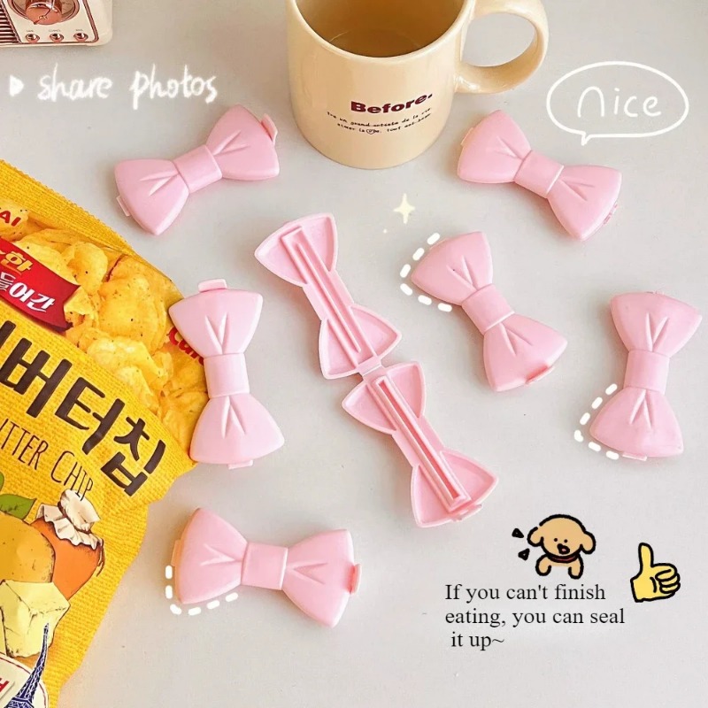 5PCS Kawaii Food Sealing Clip  - Food Storage Plastic Bag ulasan dan harga