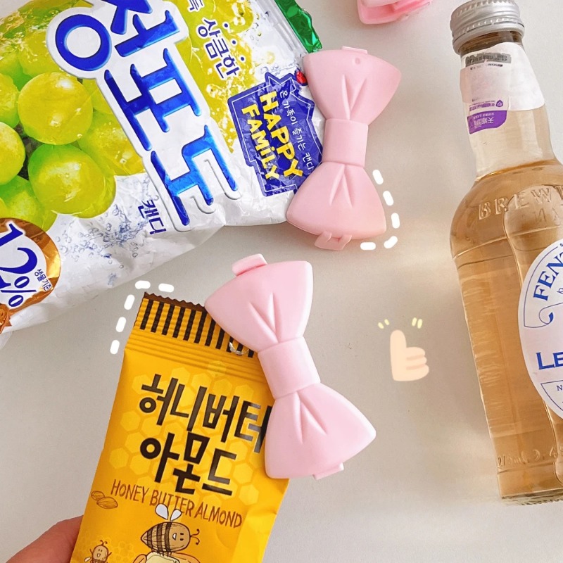 5PCS Kawaii Food Sealing Clip  - Food Storage Plastic Bag ulasan dan harga