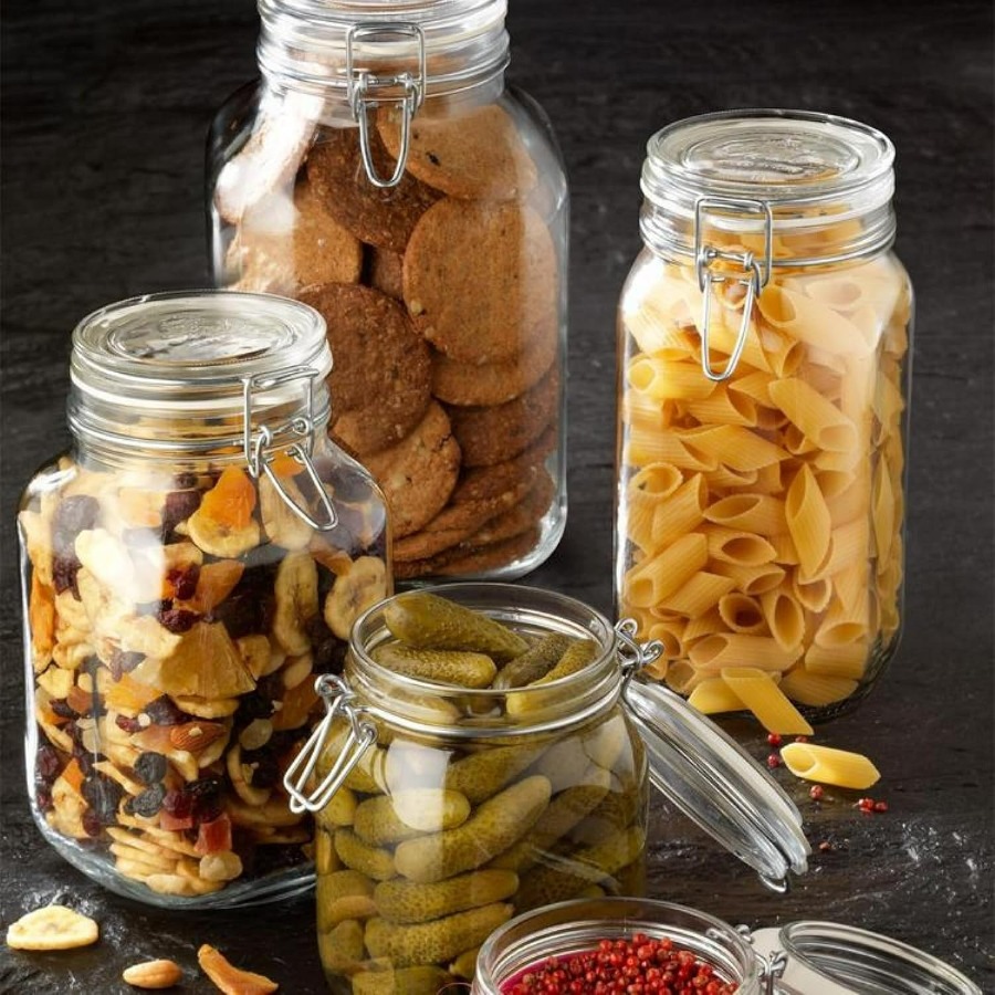 Fido 5L Glass Jar - 169oz Airt - Food Storage Home ulasan dan harga