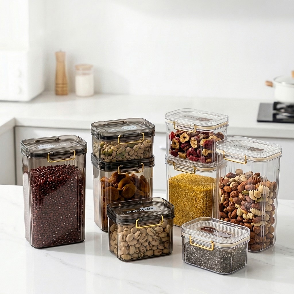 Airtight Food Storage Containe - Food Storage Pantry ulasan dan harga