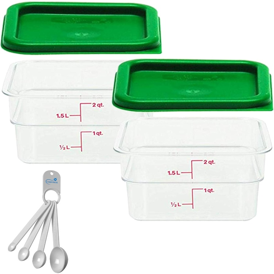 Cambro Polycarbonate Square 2  - Food Storage Quart Containers ulasan dan harga