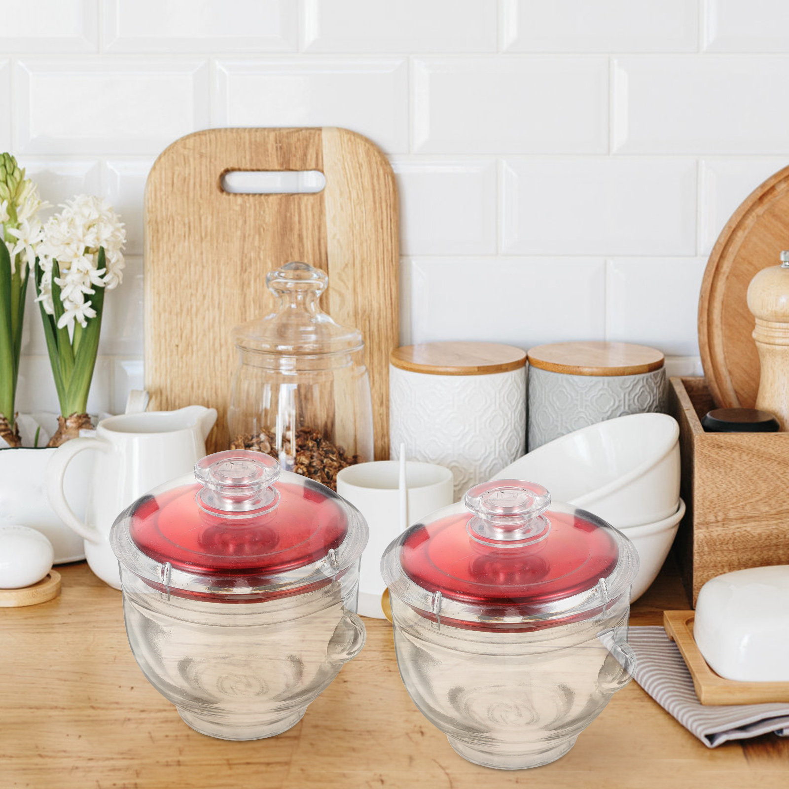 4Pcs Glass Cubilose Bottles Se - Food Storage Containers Glass ulasan dan harga