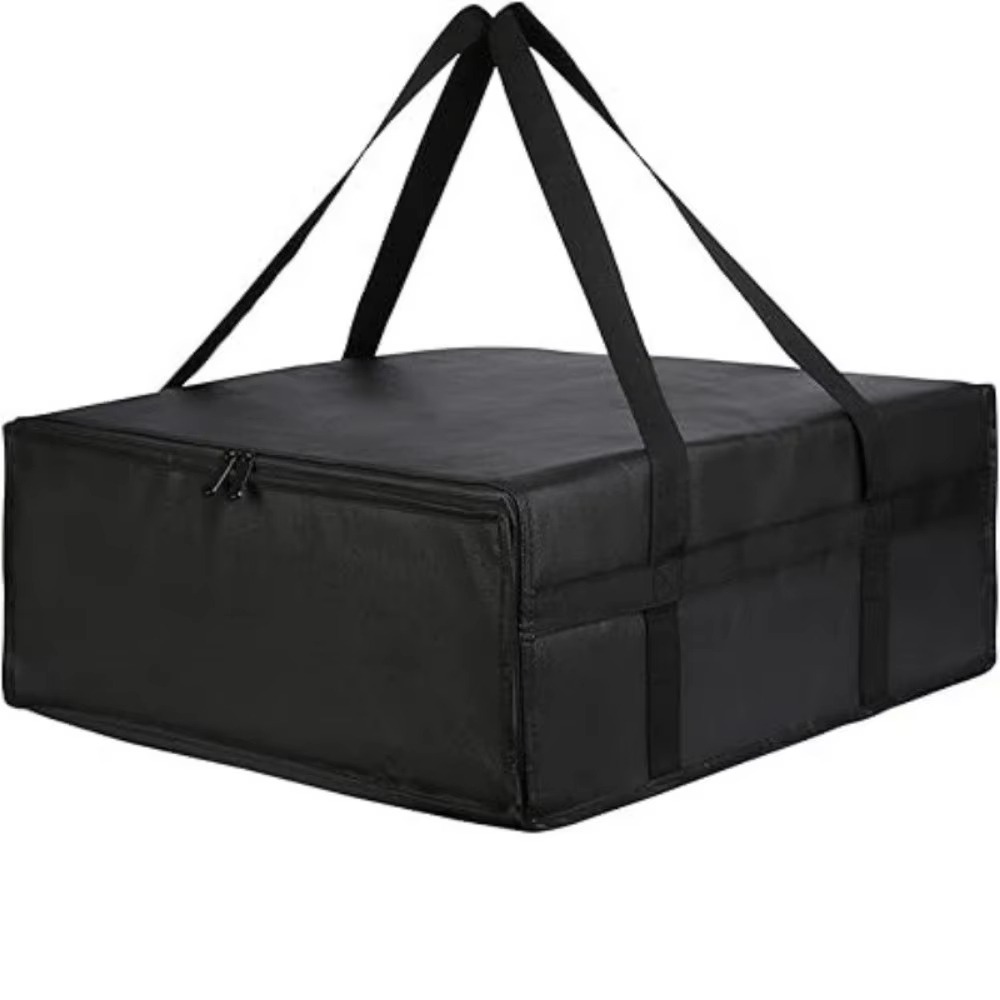 Dual Zippers Pizza Carrier Bag - Food Storage Keep Hot ulasan dan harga