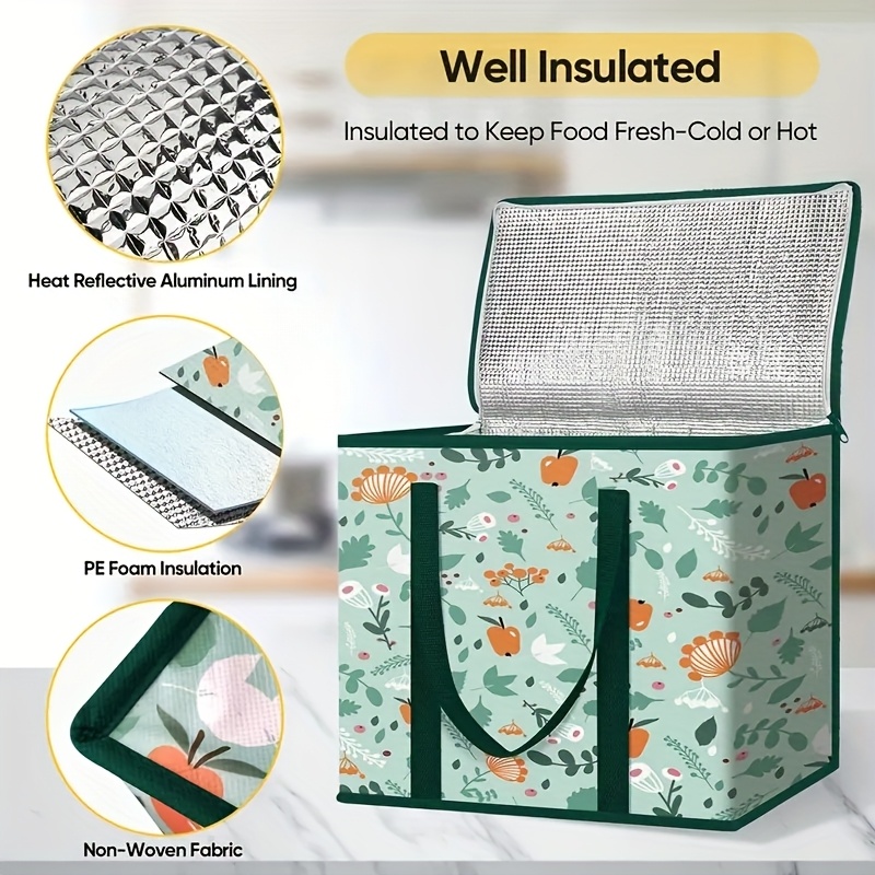 Large Reusable Grocery Bag - K - Food Storage Keep Hot ulasan dan harga