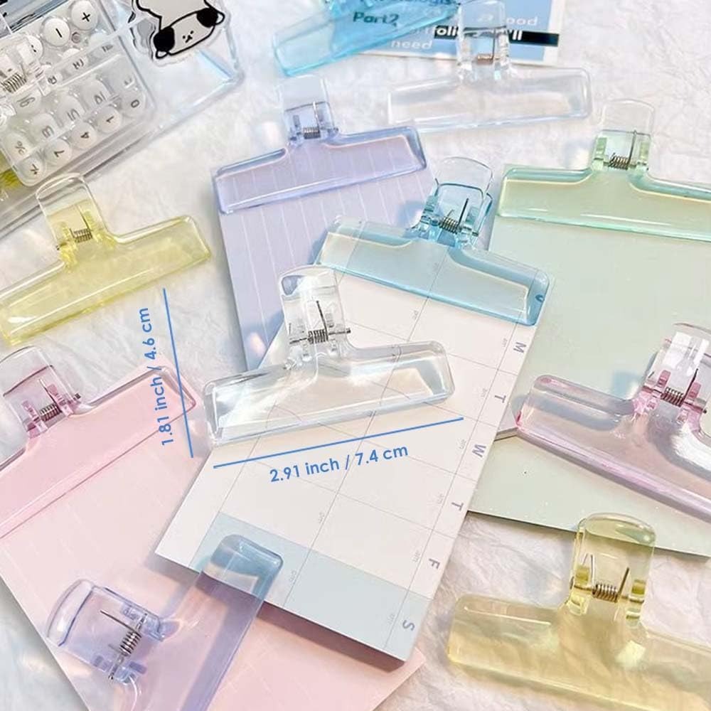 16 Pcs Clear Binder Clips, Pla - Food Storage Plastic Bag ulasan dan harga