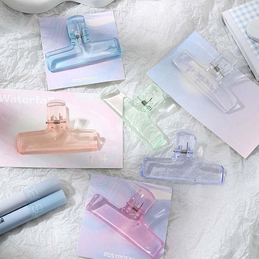 16 Pcs Clear Binder Clips, Pla - Food Storage Plastic Bag ulasan dan harga