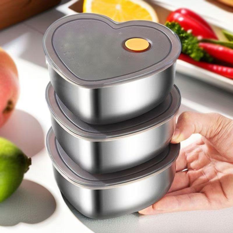 Love-shaped Kitchen Food Organ - Food Storage Containers Xl ulasan dan harga