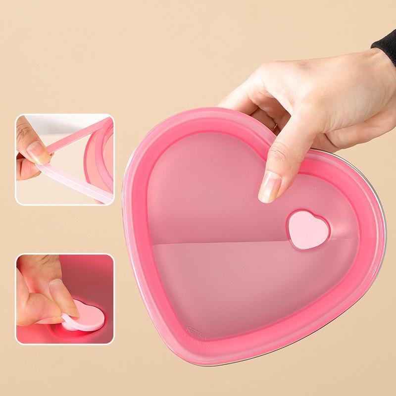 Love-shaped Kitchen Food Organ - Food Storage Containers Xl ulasan dan harga
