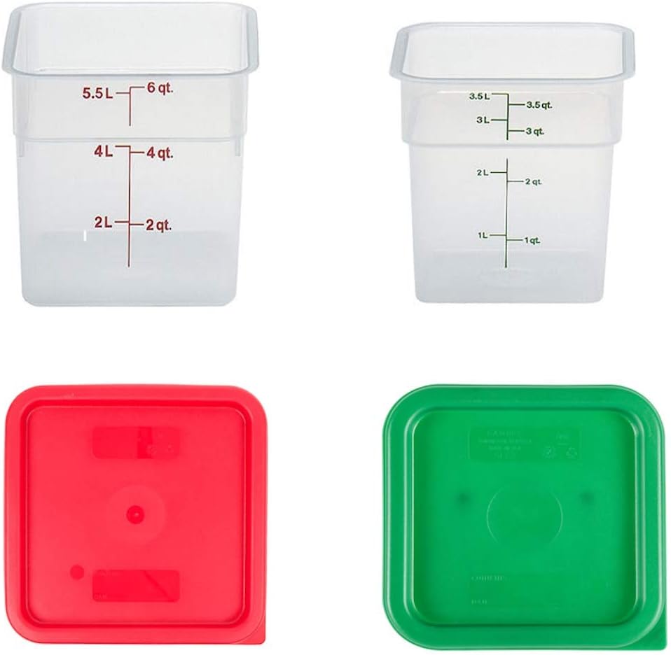 Containers With Lids - 4 Quart - Food Storage Quart Containers ulasan dan harga