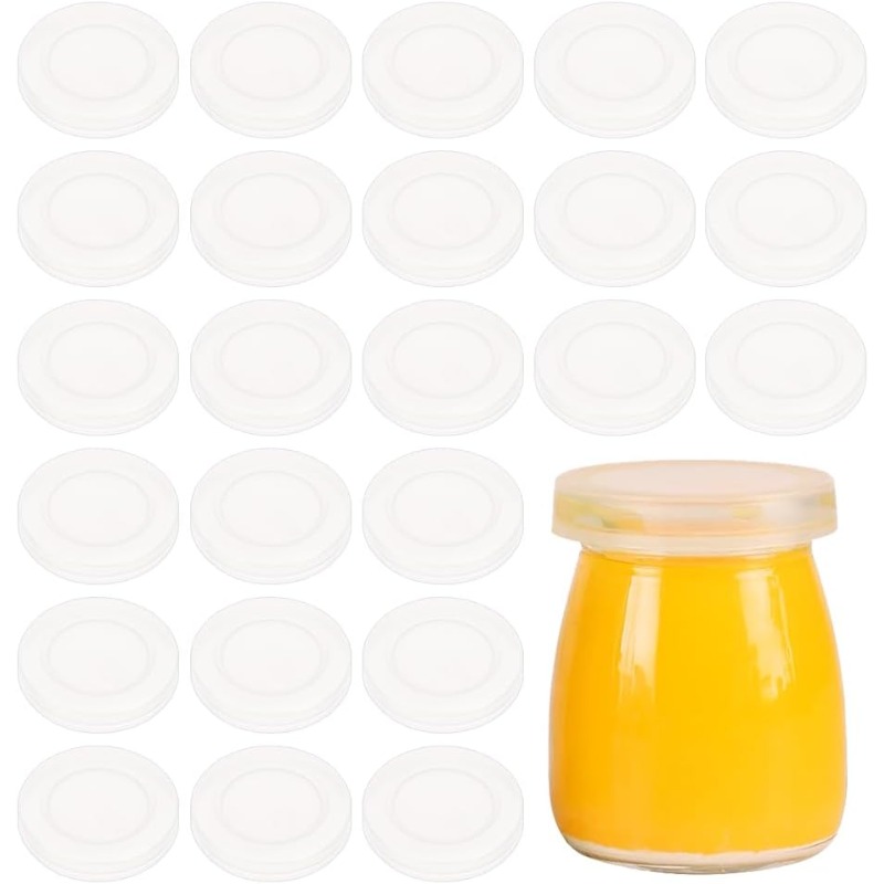 48 Pcs 2inch Yogurt Jar Lids C - Food Storage Yogurt ulasan dan harga