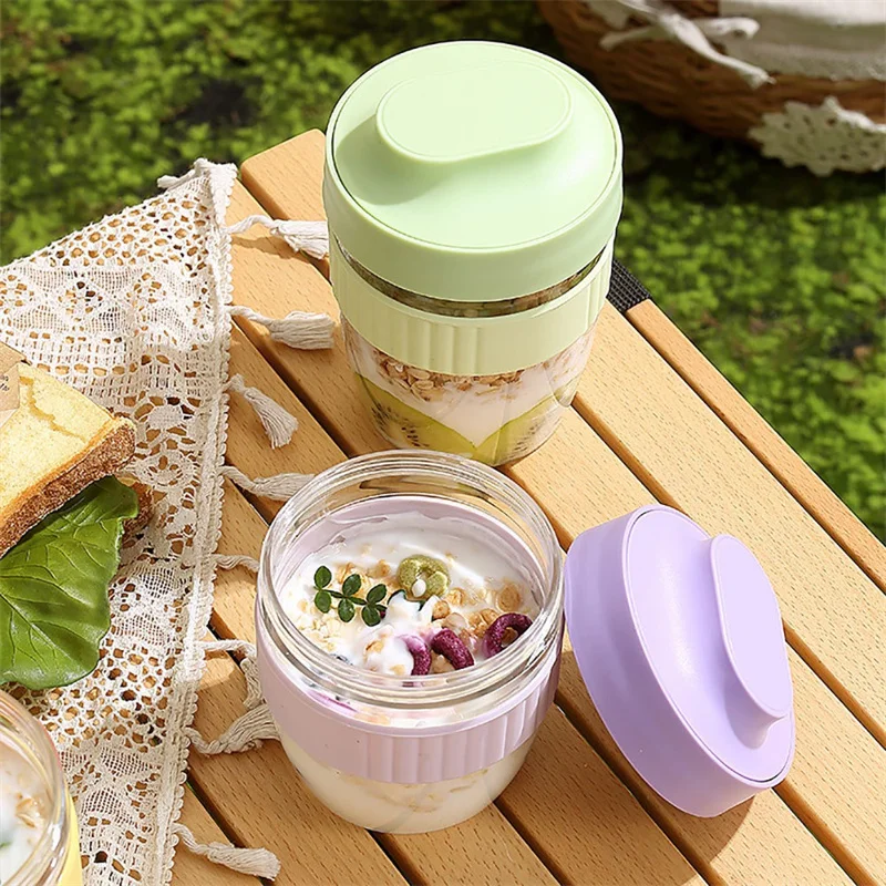 Portable Breakfast Fruit Oat Y - Food Storage Yogurt ulasan dan harga