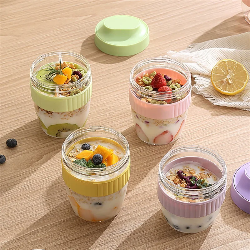 Portable Breakfast Fruit Oat Y - Food Storage Yogurt ulasan dan harga