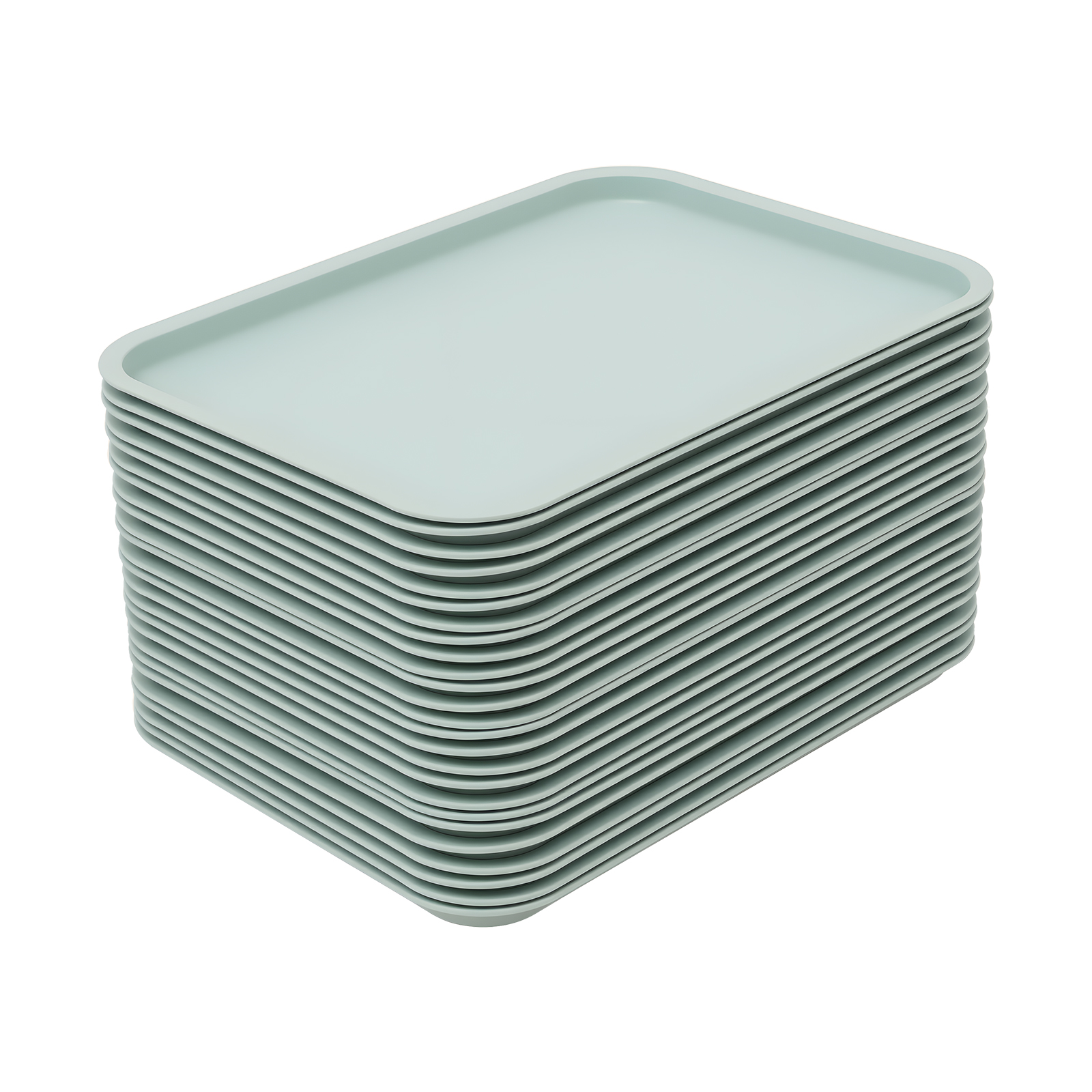 24Pcs Stackable Restaurant Tra - Food Storage For Restaurant ulasan dan harga