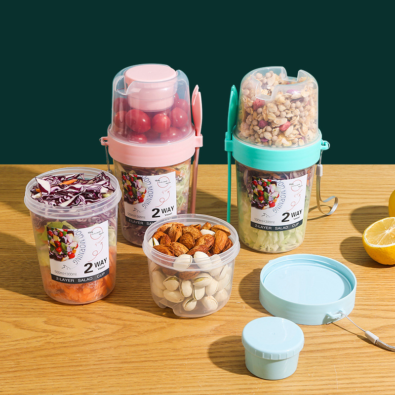 Breakfast Fruit Oat Yogurt Sal - Food Storage Yogurt ulasan dan harga