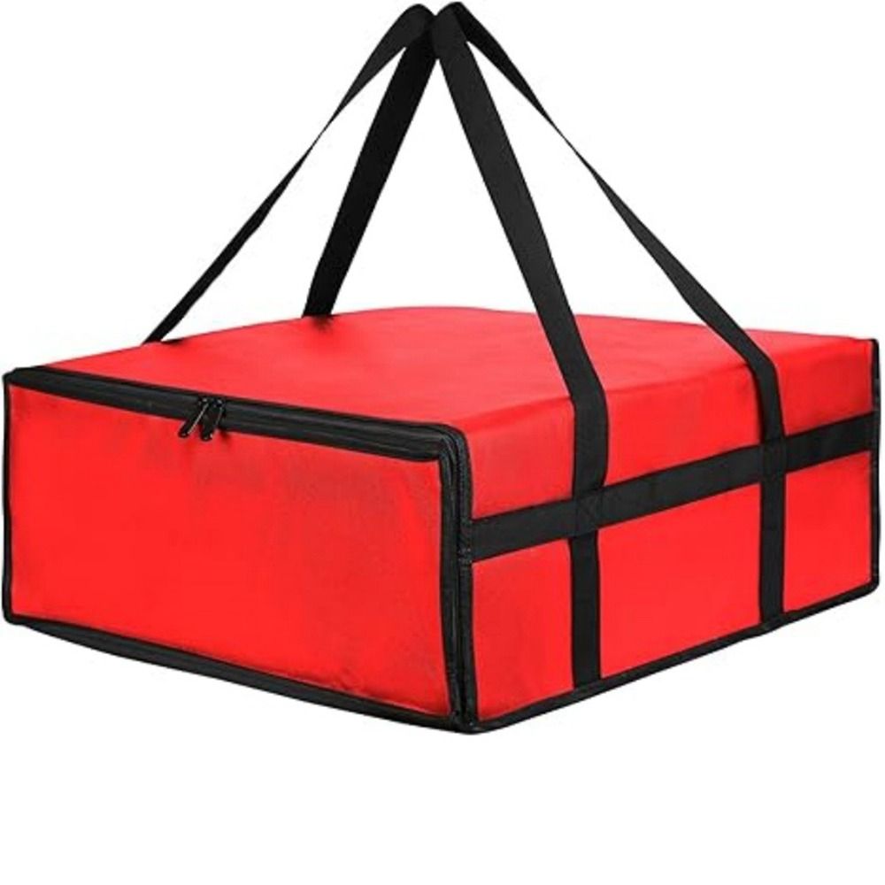 Dual Zippers Pizza Carrier Bag - Food Storage Keep Hot ulasan dan harga