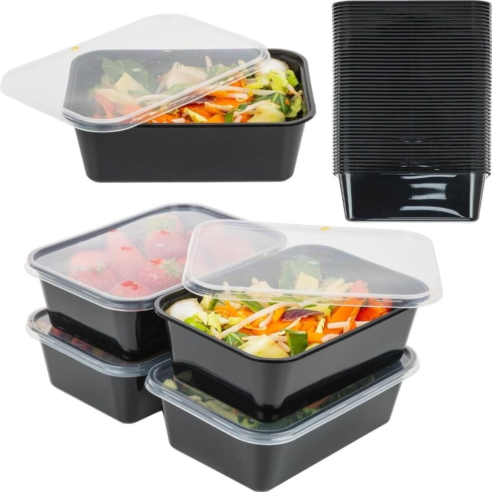 5Pcs/set Useful Plastic Dispos - Food Storage Containers Xl ulasan dan harga
