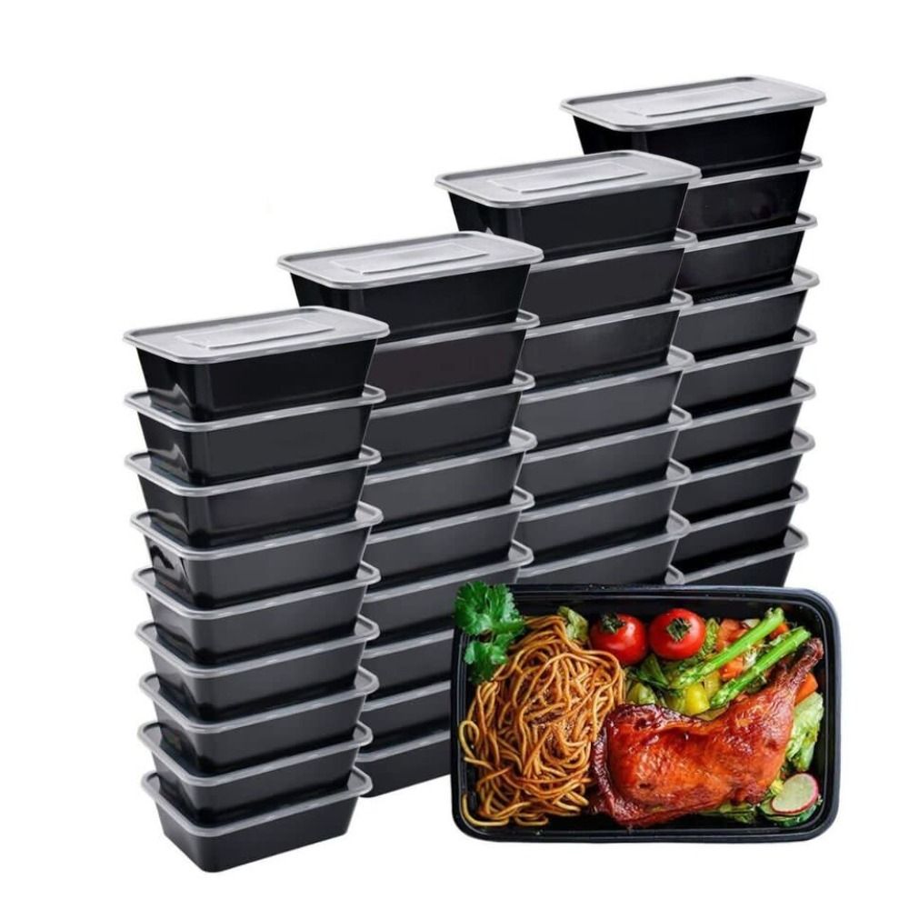 5Pcs/set Useful Plastic Dispos - Food Storage Containers Xl ulasan dan harga