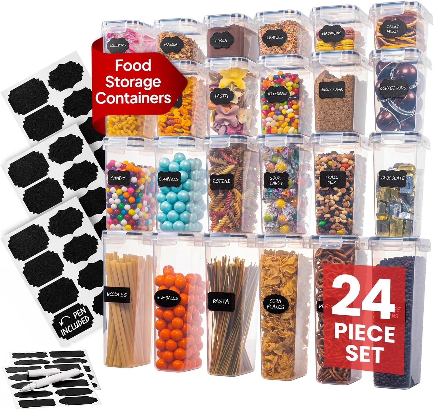 Airtight Food Storage Containe - Food Storage Pantry ulasan dan harga