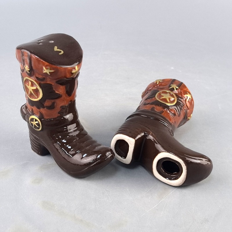 Vintage Boots Ceramic Spice Ja - Food Storage Jar Set ulasan dan harga