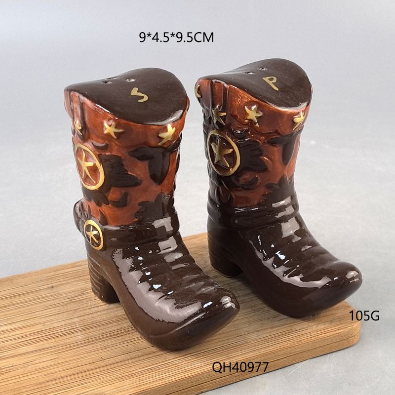 Vintage Boots Ceramic Spice Ja - Food Storage Jar Set ulasan dan harga