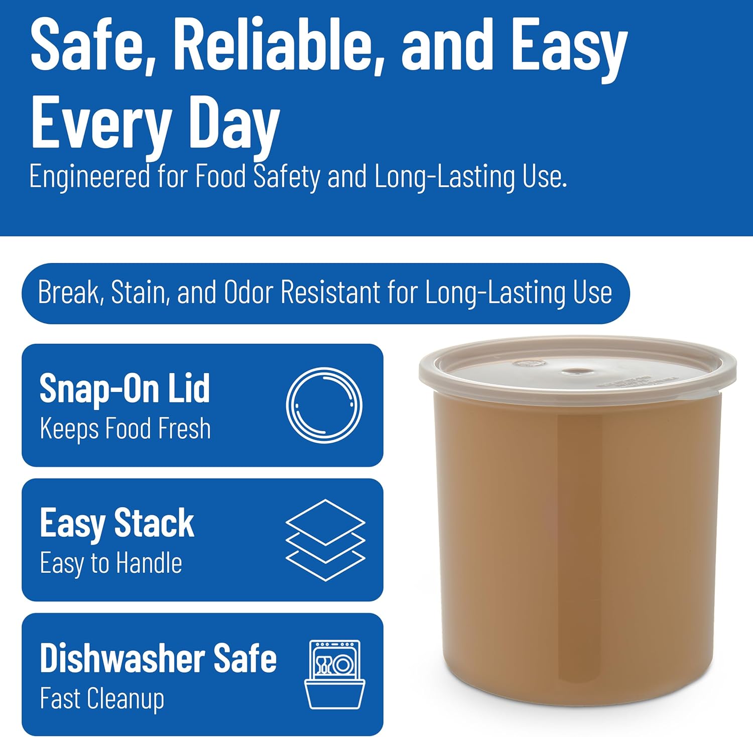 Classic Round Storage Containe - Food Storage For Restaurant ulasan dan harga