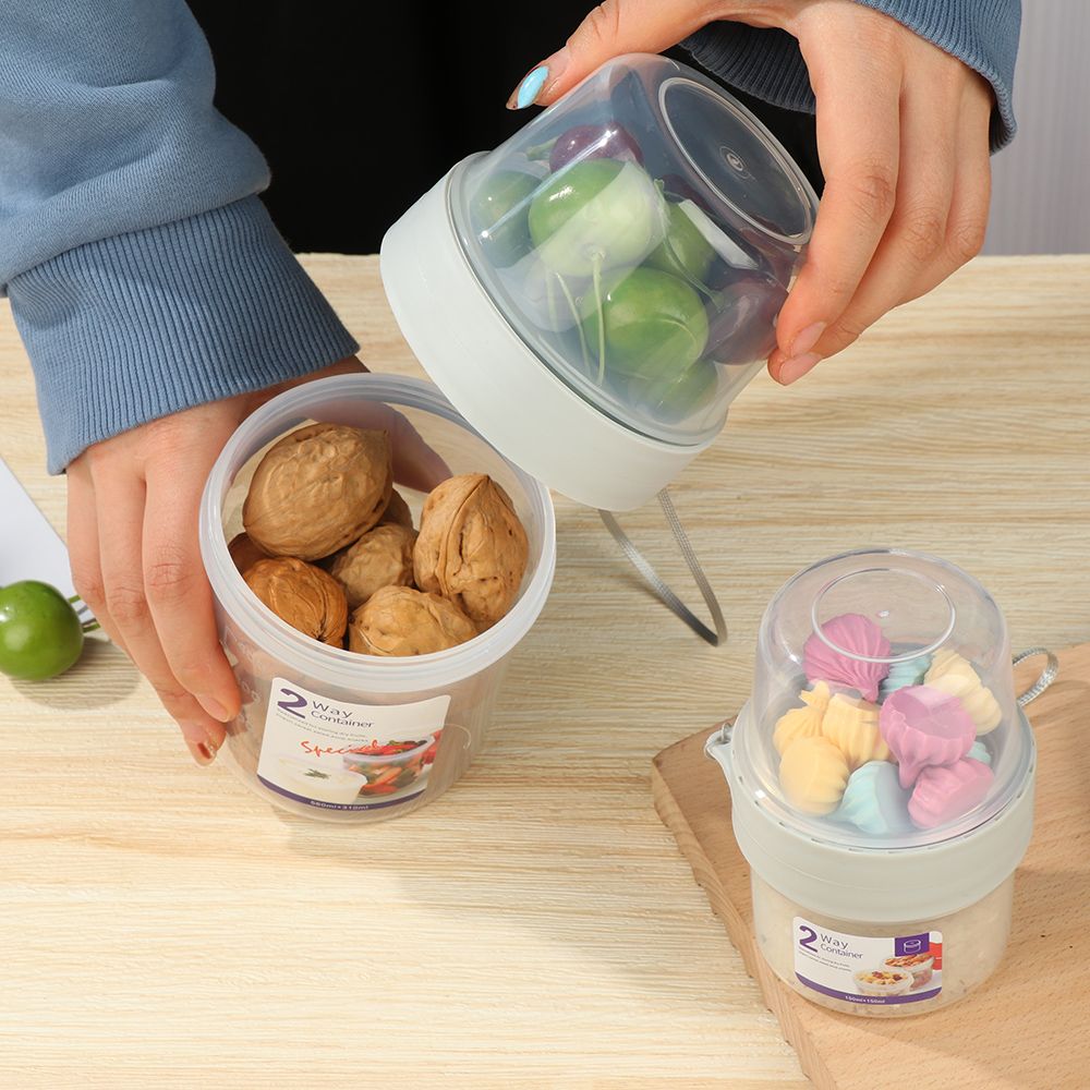 Double-layer Fresh-keeping Box - Food Storage Yogurt ulasan dan harga