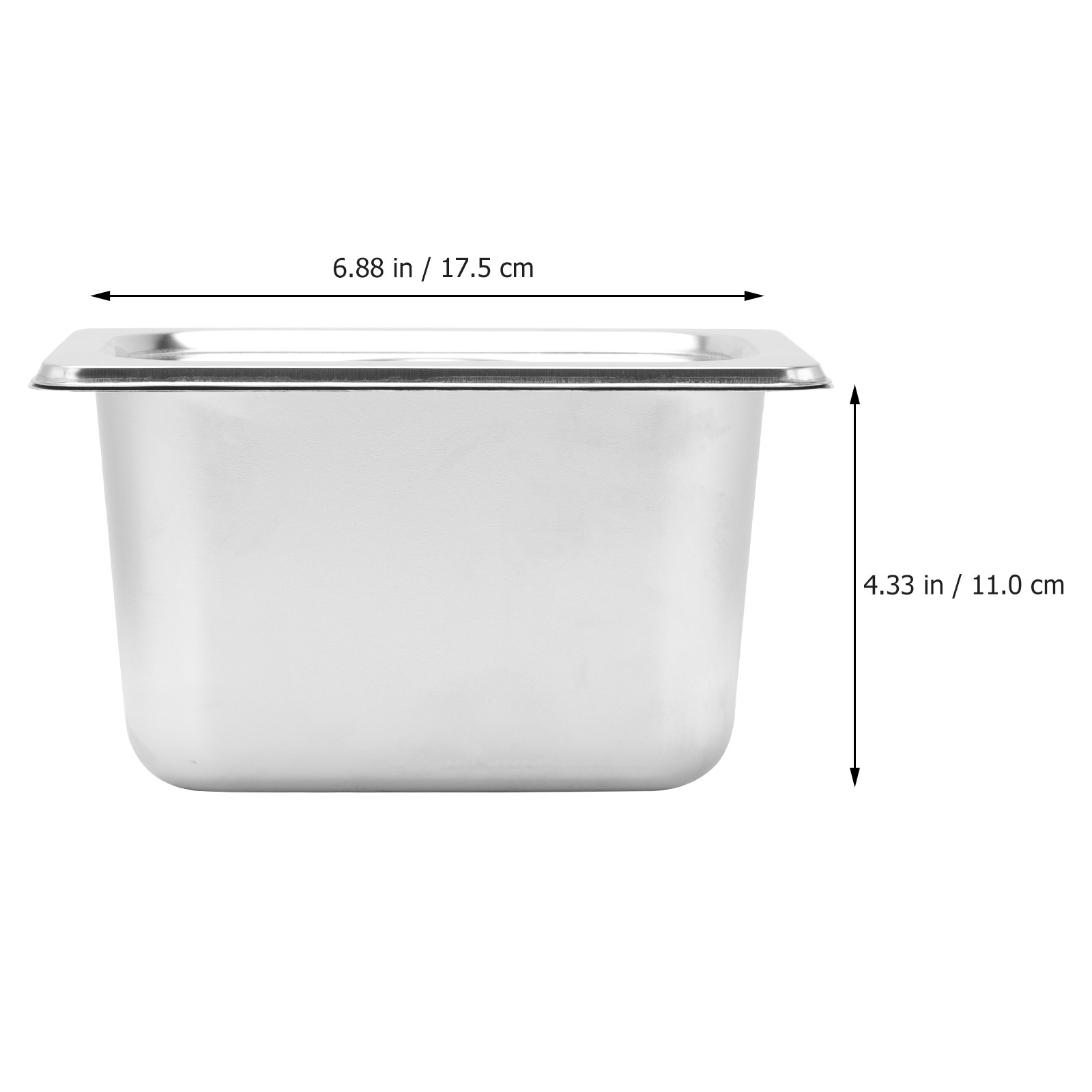 1Set Stainless Steel Food Serv - Food Storage For Restaurant ulasan dan harga