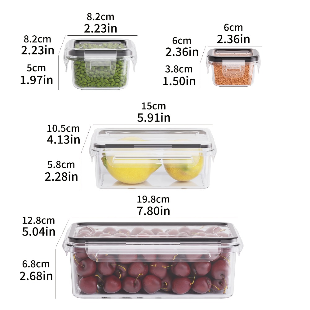 Set BPA-Free Airtight Food Con - Food Storage Jar Set ulasan dan harga