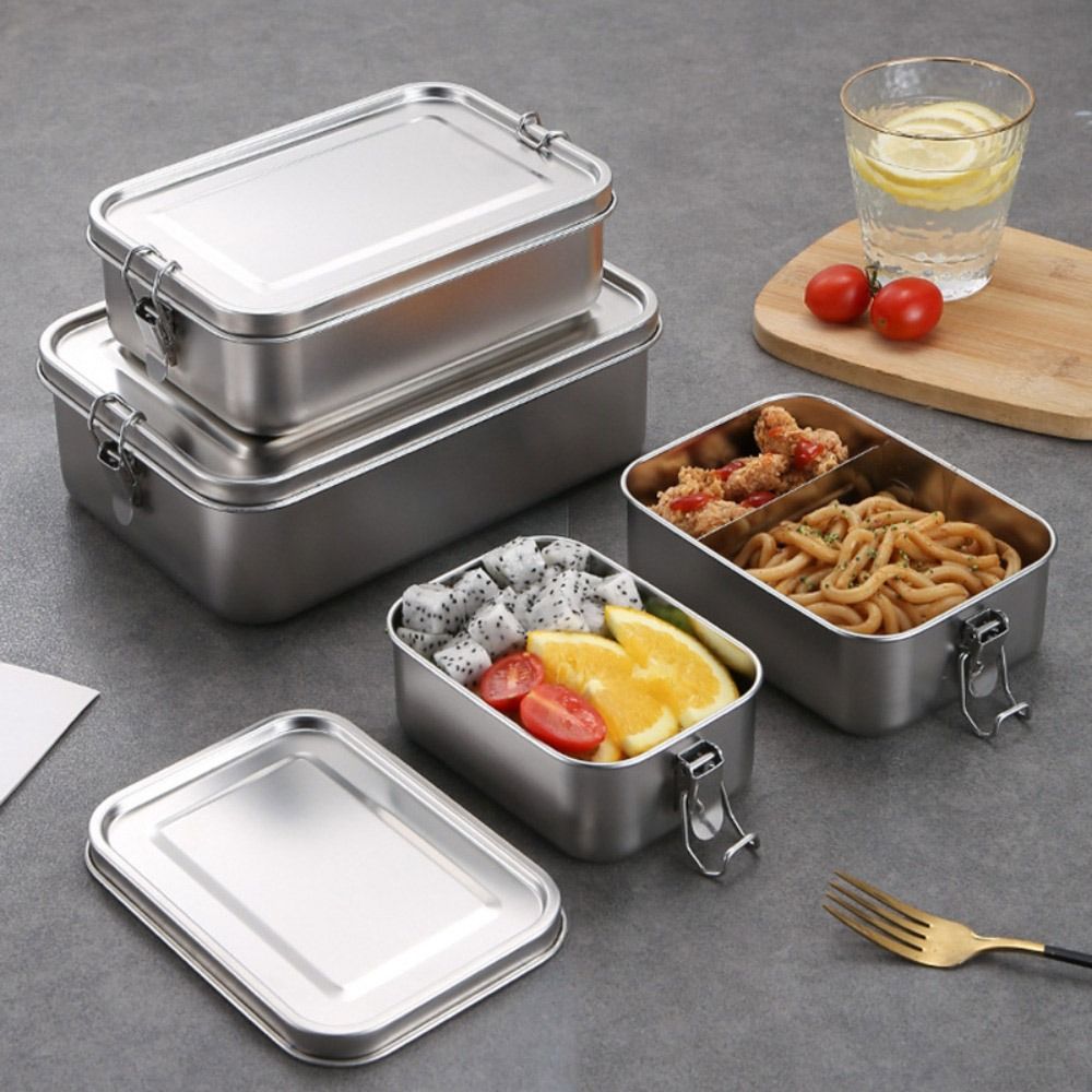 Durable Stainless Steel Bento  - Food Storage Containers Xl ulasan dan harga