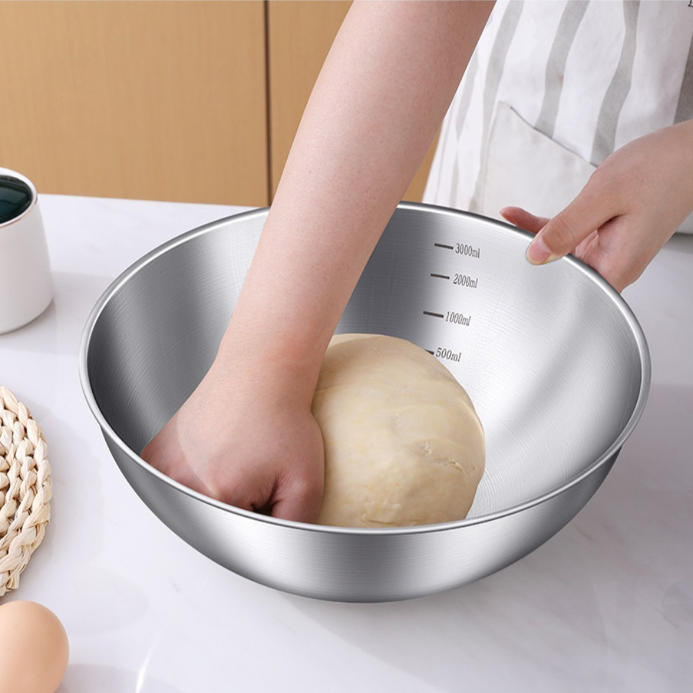3pcs Stainless Steel Bowl Set  - Food Storage Home ulasan dan harga
