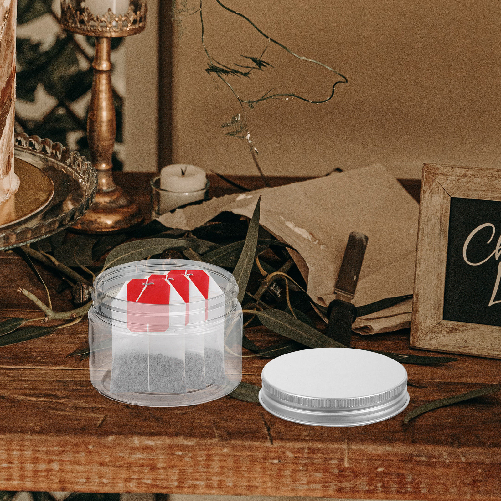 10Pcs Clear Airtight Food Jar  - Food Storage Pantry ulasan dan harga