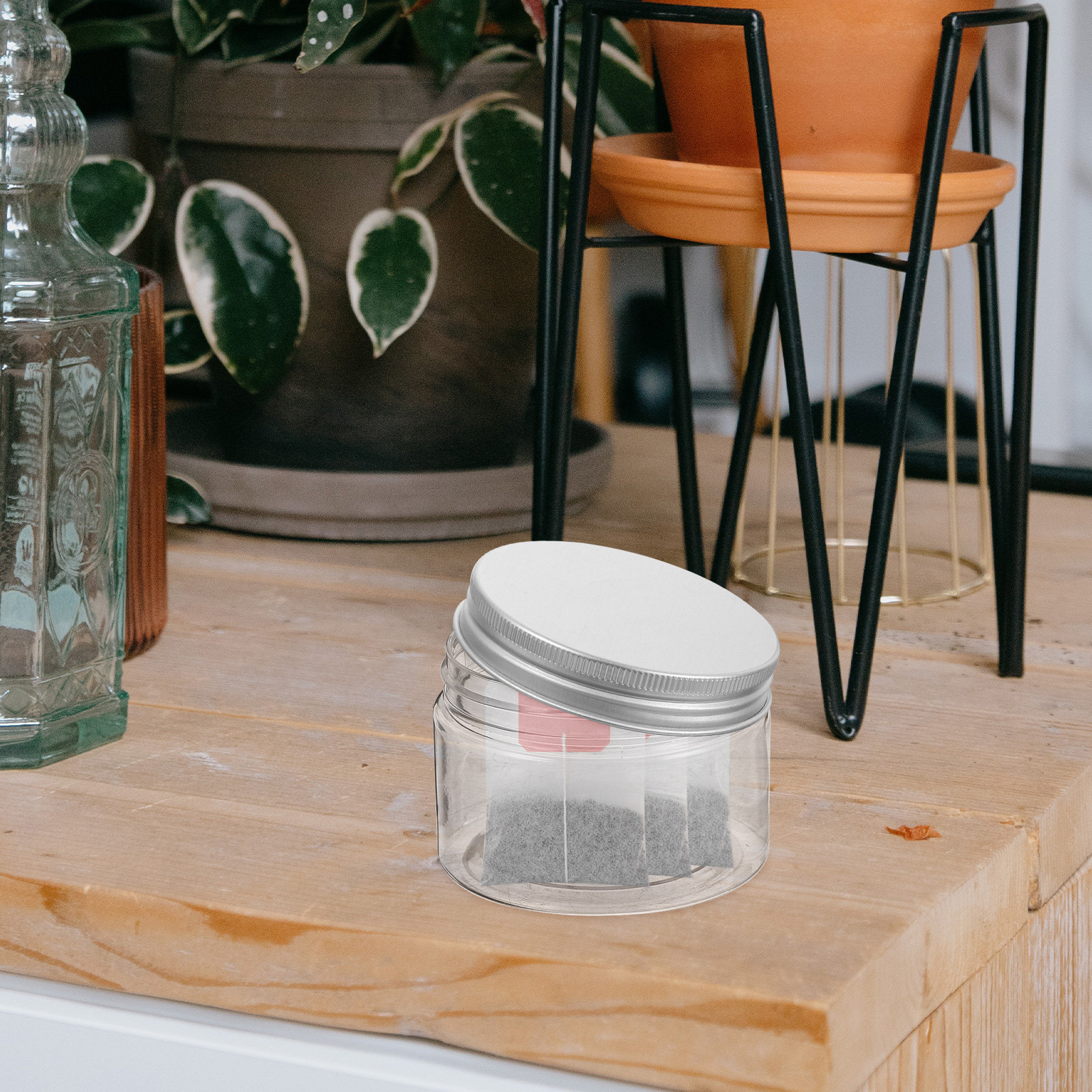 10Pcs Clear Airtight Food Jar  - Food Storage Pantry ulasan dan harga