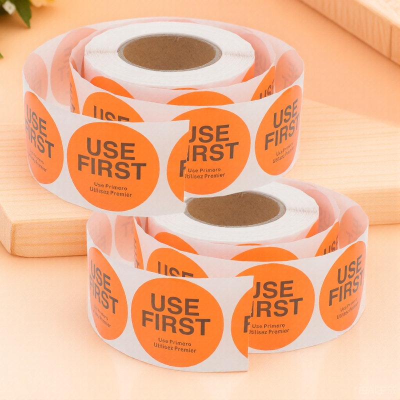 2 Rolls Inventory Control Labe - Food Storage For Restaurant ulasan dan harga