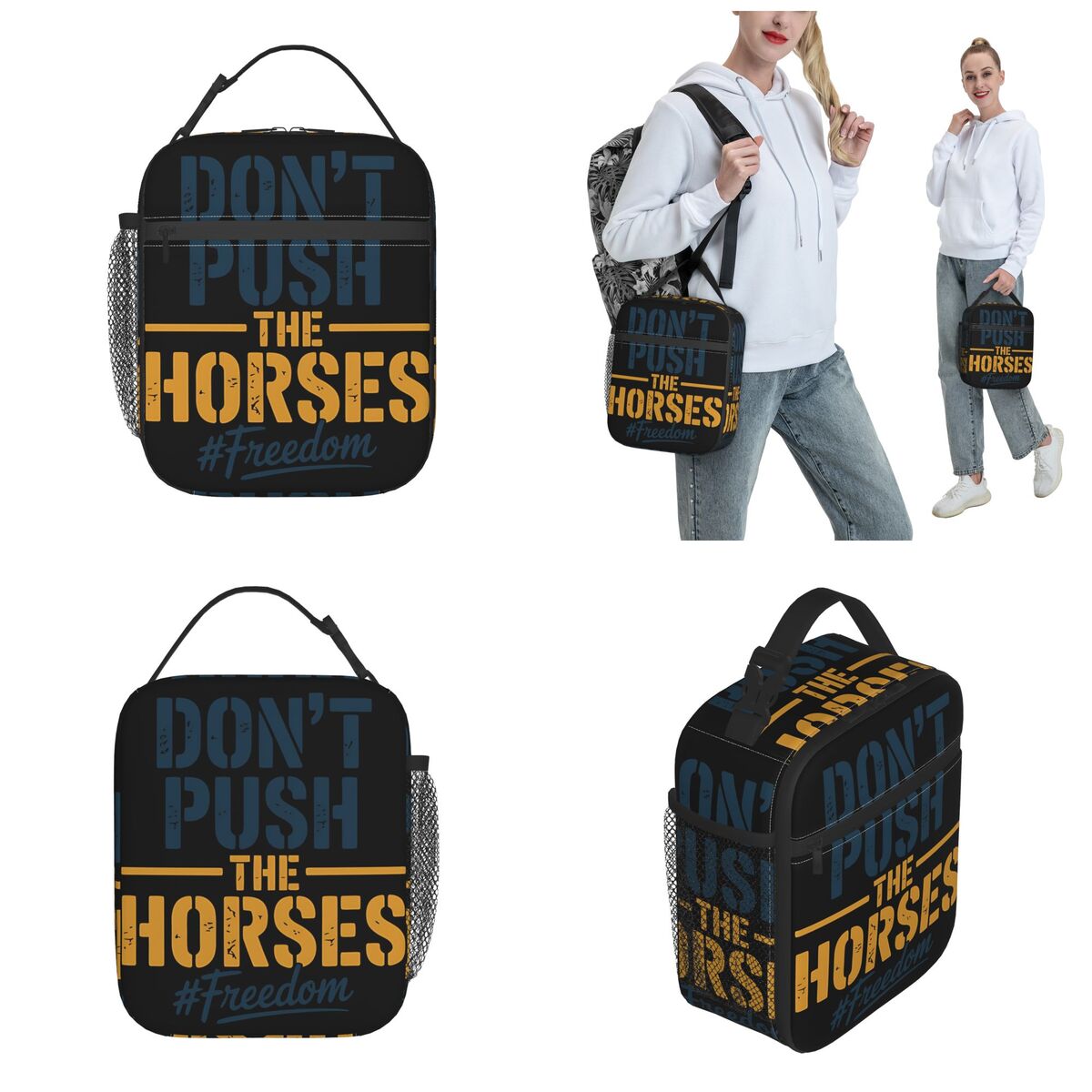 Don't Push The Horses Merch In - Food Storage Quotes ulasan dan harga