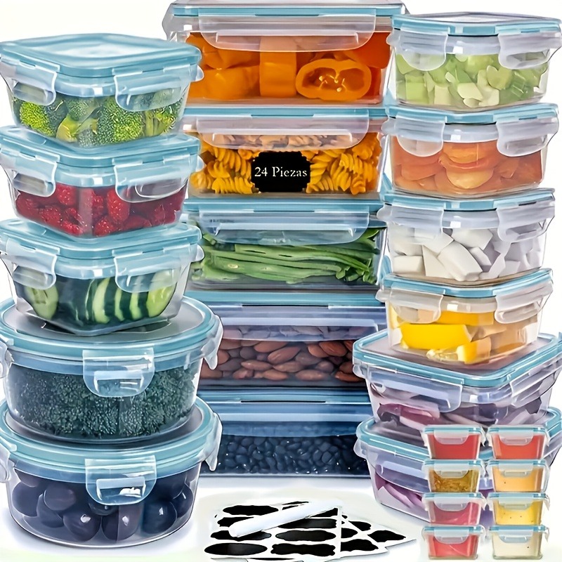 48PCS BPA-Free Food Storage Se - Food Storage Pantry ulasan dan harga