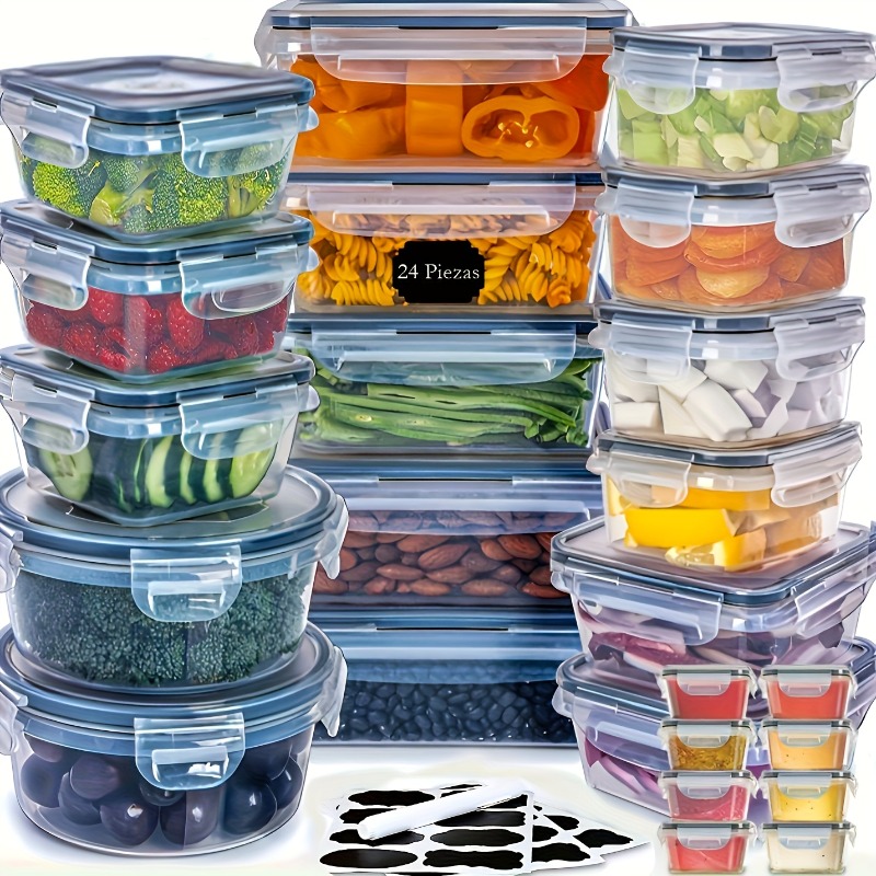 48PCS BPA-Free Food Storage Se - Food Storage Pantry ulasan dan harga