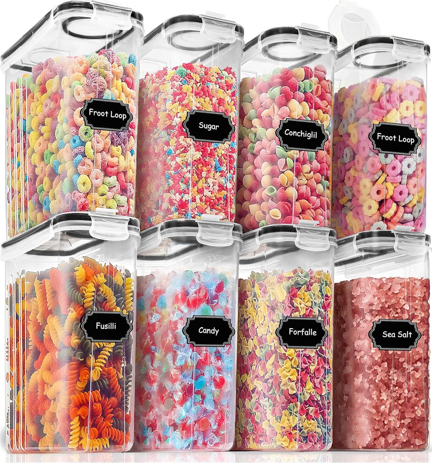8-Piece Airtight Food Storage  - Food Storage Pantry ulasan dan harga