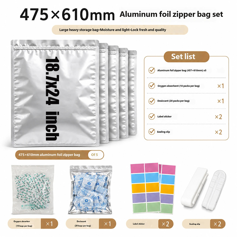 5Pack 15Kg 35Kg Extra Large Th - Food Storage Oxygen Absorbers ulasan dan harga