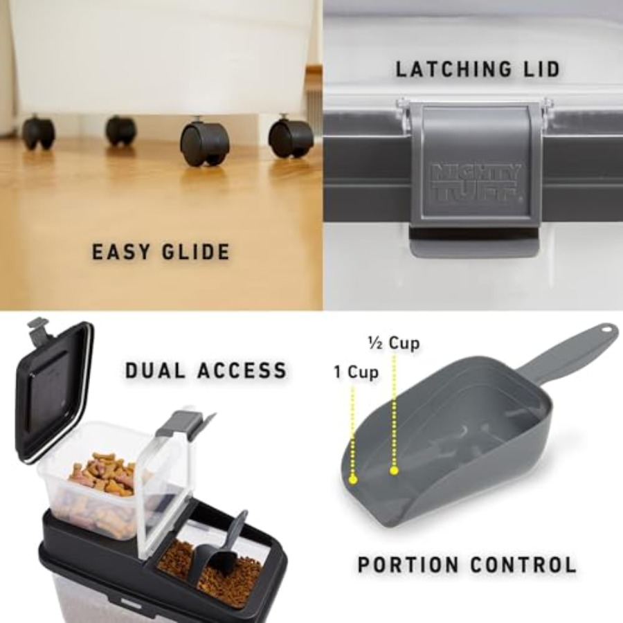 3 Piece Airtight Dog Food Stor - Food Storage For Dog ulasan dan harga