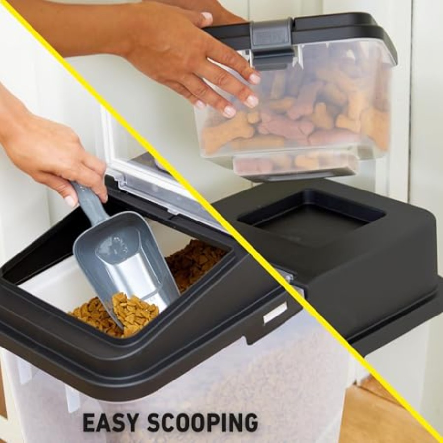 3 Piece Airtight Dog Food Stor - Food Storage For Dog ulasan dan harga