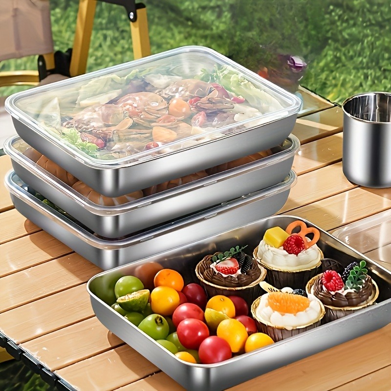 3 Pieces Large Stackable Durab - Food Storage Containers Xl ulasan dan harga