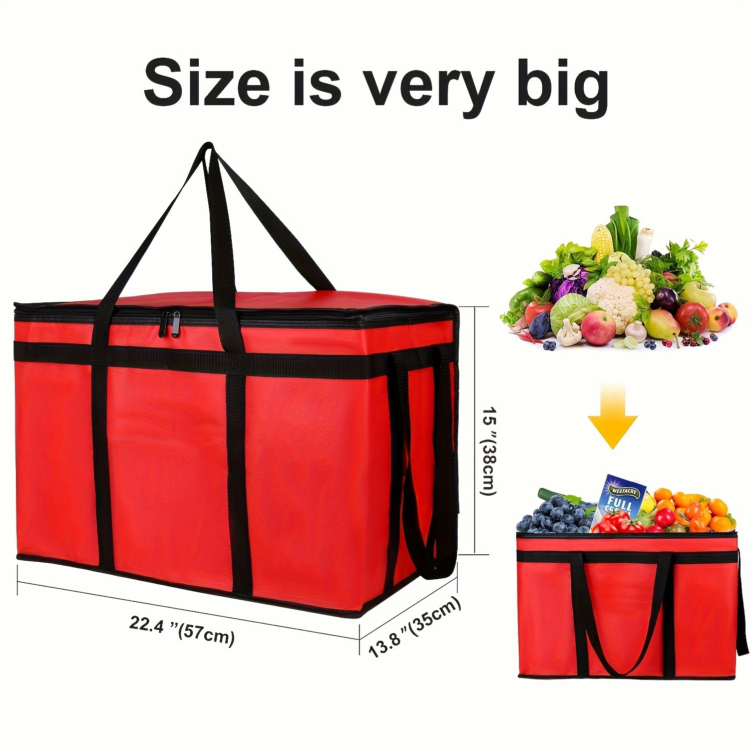 Extra-Large Insulated Food Del - Food Storage Keep Hot ulasan dan harga