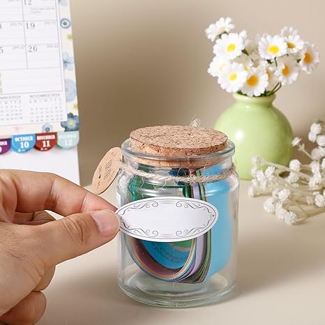 Oval Labels Blank Stickers Foo - Food Storage For Restaurant ulasan dan harga