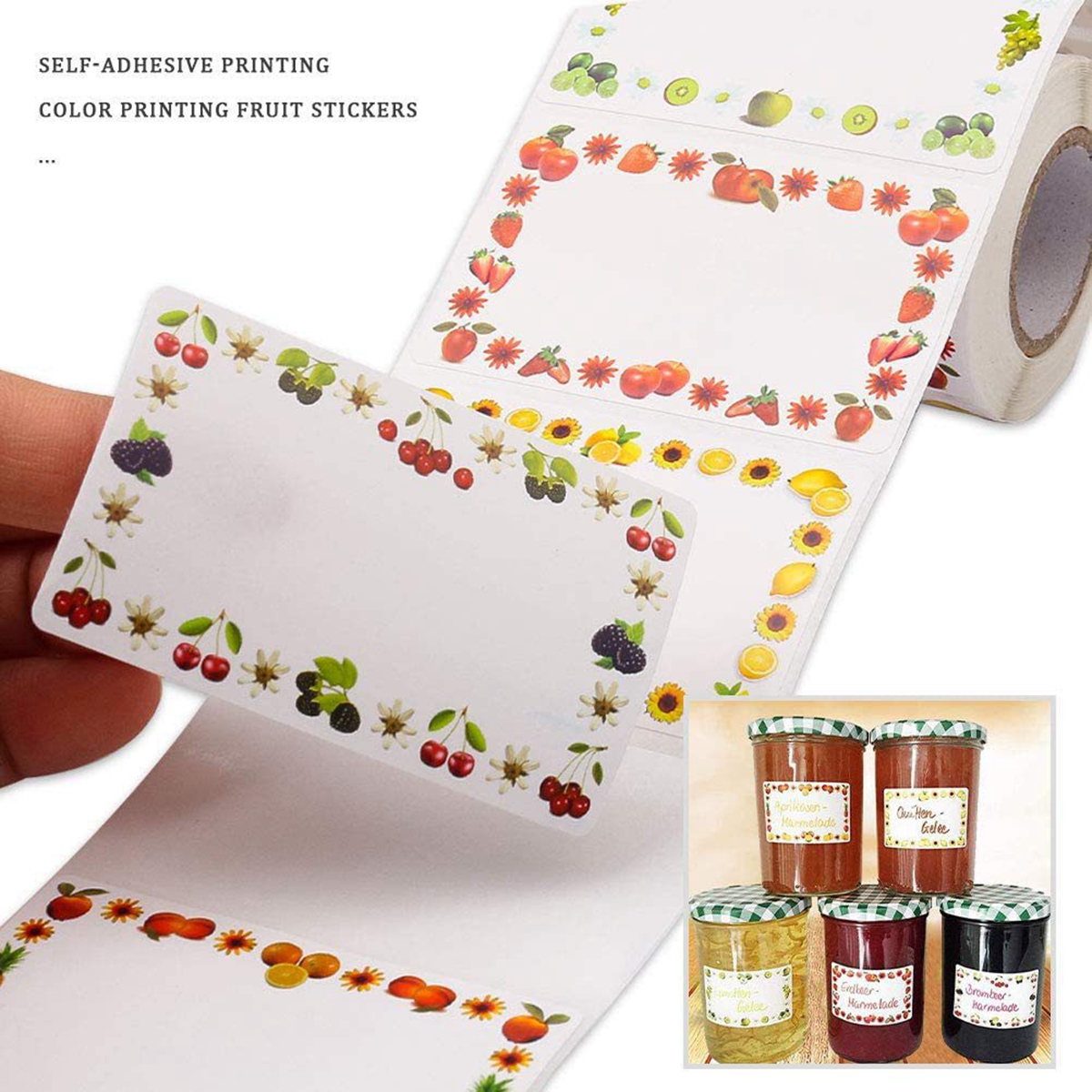 250Pcs Rectangle Canning Label - Food Storage For Restaurant ulasan dan harga