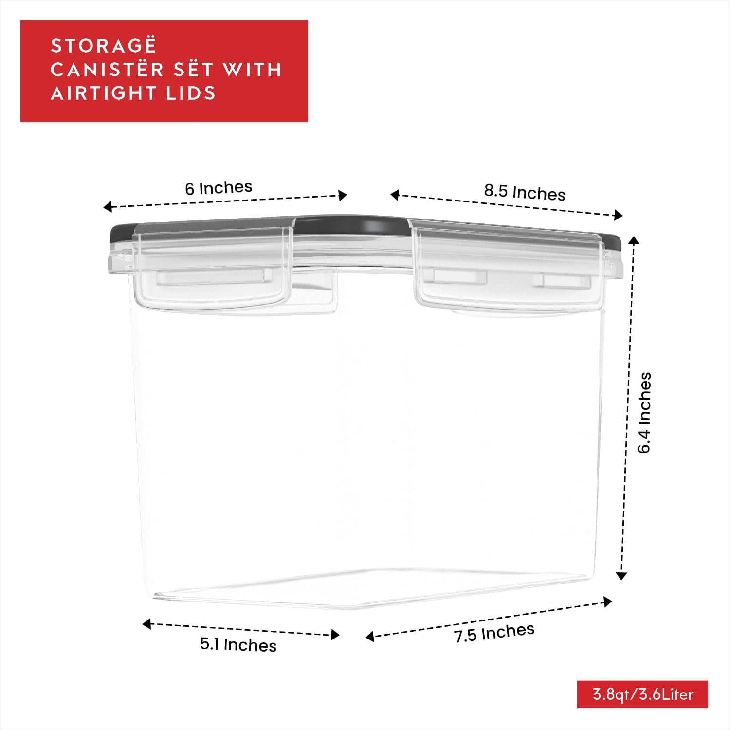Flour Sugar Storage Containers - Food Storage Pantry ulasan dan harga